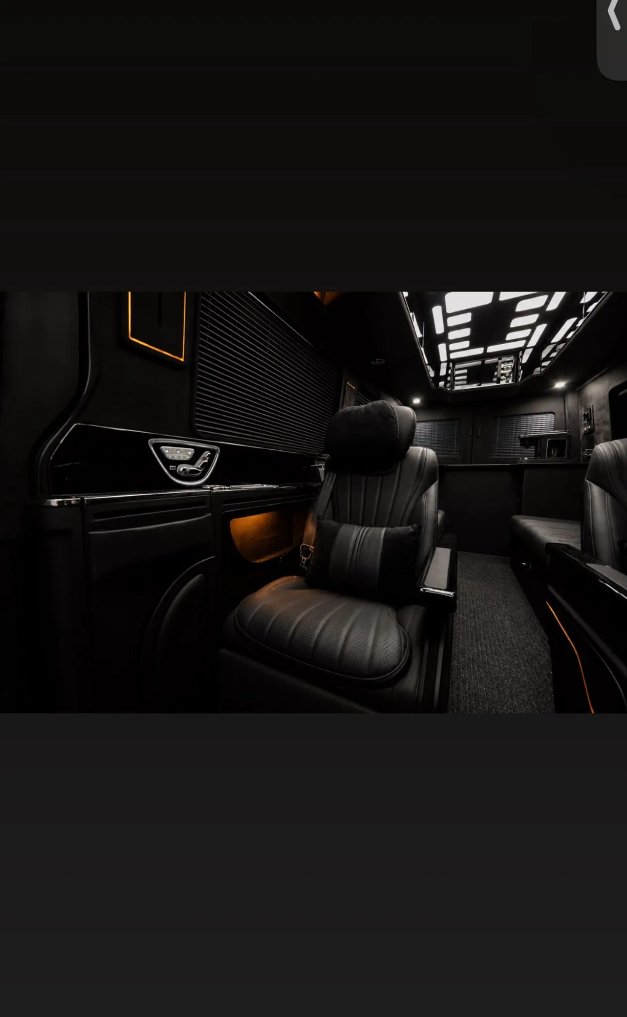 Zeus VIP Transfer sprinter iç mekan