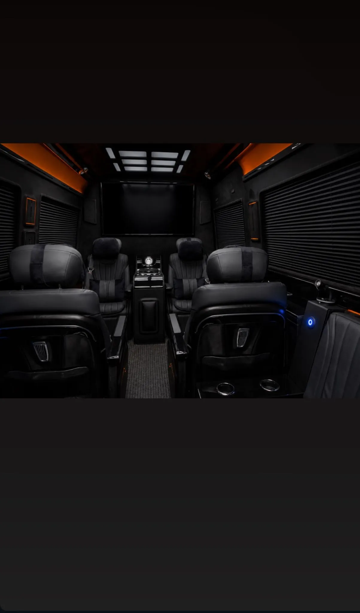 Zeus VIP Transfer sprinter iç mekan