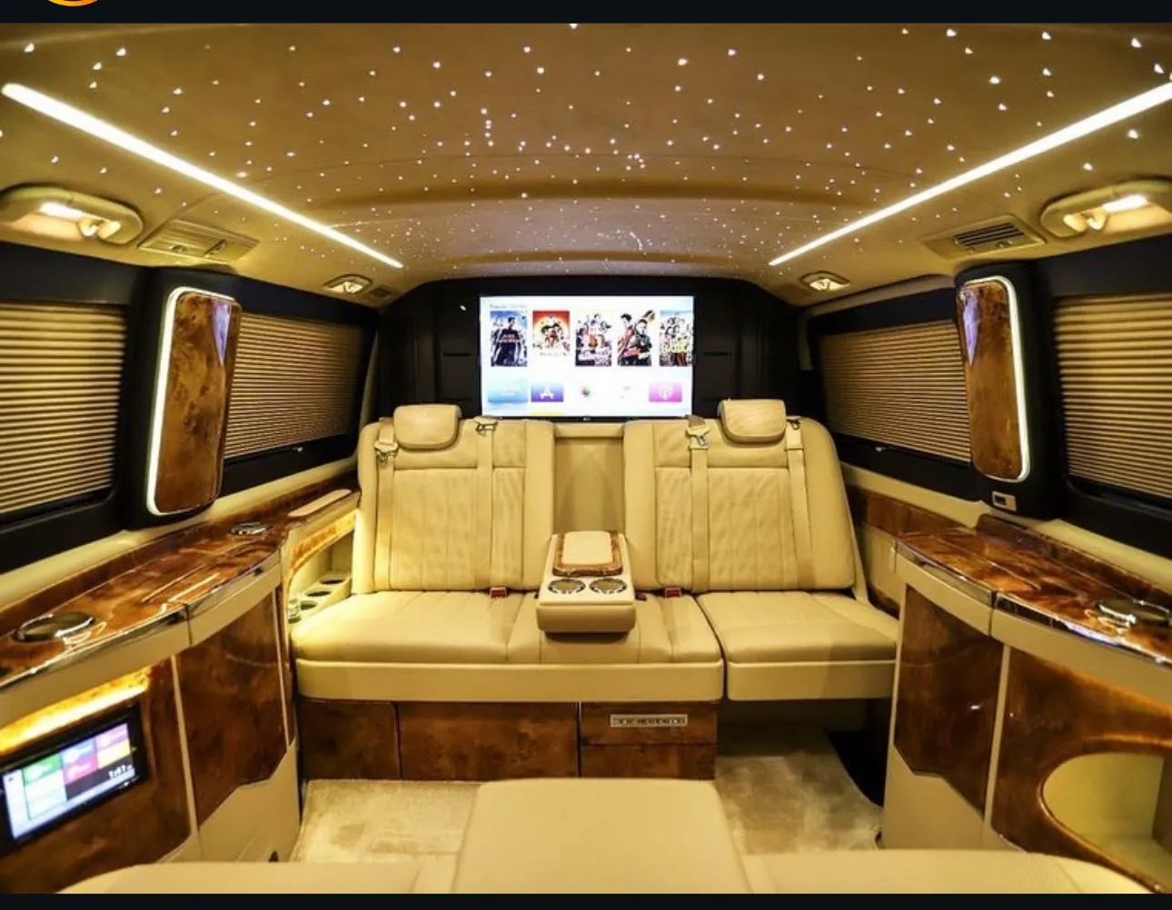 Zeus VIP Transfer vito iç mekan